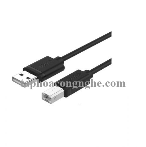 Unitek 95989 Y-C421GBK 2.0 5M Màu Đen Cáp Usb In 30095989